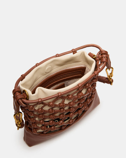 ARDA Cognac Multi Women's Crossbody Pouch Handbag Steve Madden COGNAC MULTI
