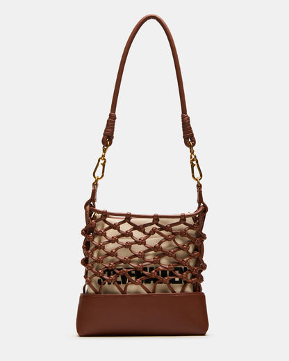 ARDA Cognac Multi Women's Crossbody Pouch Handbag Steve Madden COGNAC MULTI