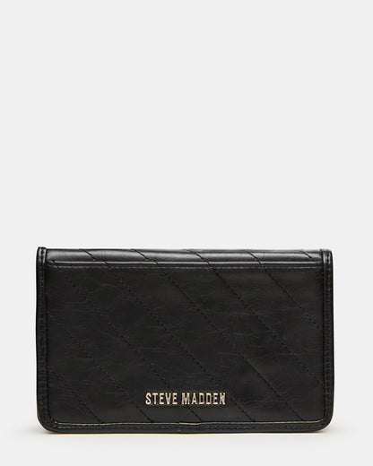 RELAX Bag Black Logo Chain Strap Crossbody Handbag Steve Madden BLACK