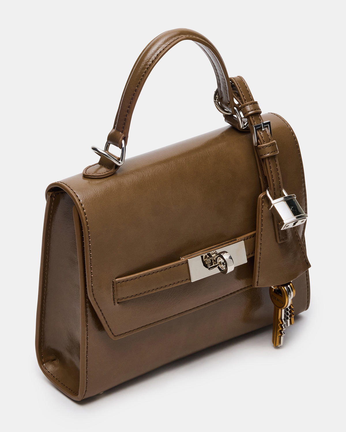 ELLOISE Bag Olive Structured Mini Crossbody Handbag Steve Madden OLIVE