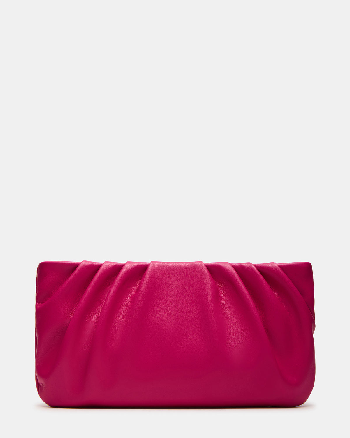 NIKA Fuchsia Women's Pleated Crossbody Clutch Handbag Steve Madden FUCHSIA