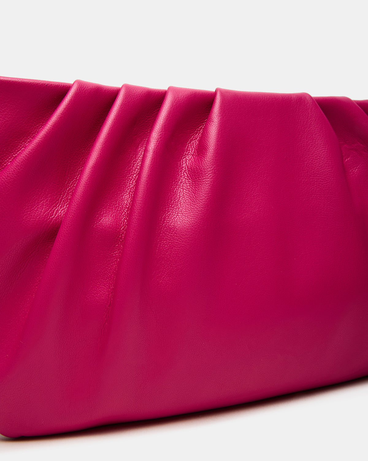 NIKA Fuchsia Women's Pleated Crossbody Clutch Handbag Steve Madden FUCHSIA