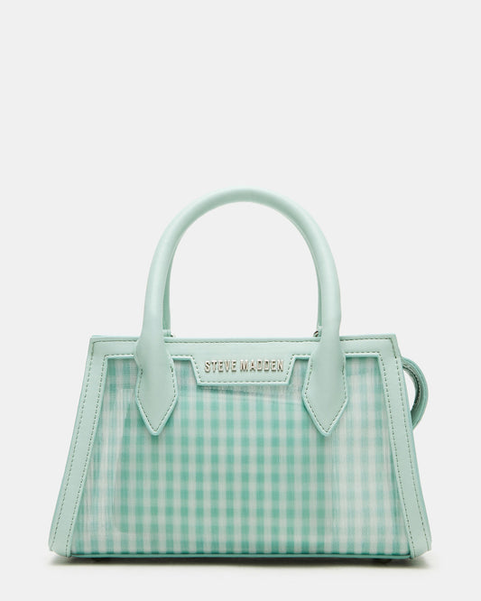 PEACHY Green Multi Women's Mini Top-Handle Mesh Handbag Steve Madden GREEN MULTI