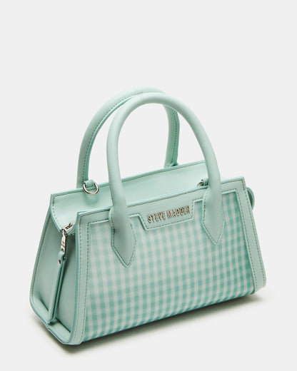 PEACHY Green Multi Women's Mini Top-Handle Mesh Handbag Steve Madden GREEN MULTI