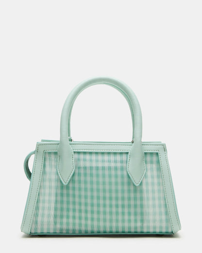 PEACHY Green Multi Women's Mini Top-Handle Mesh Handbag Steve Madden GREEN MULTI