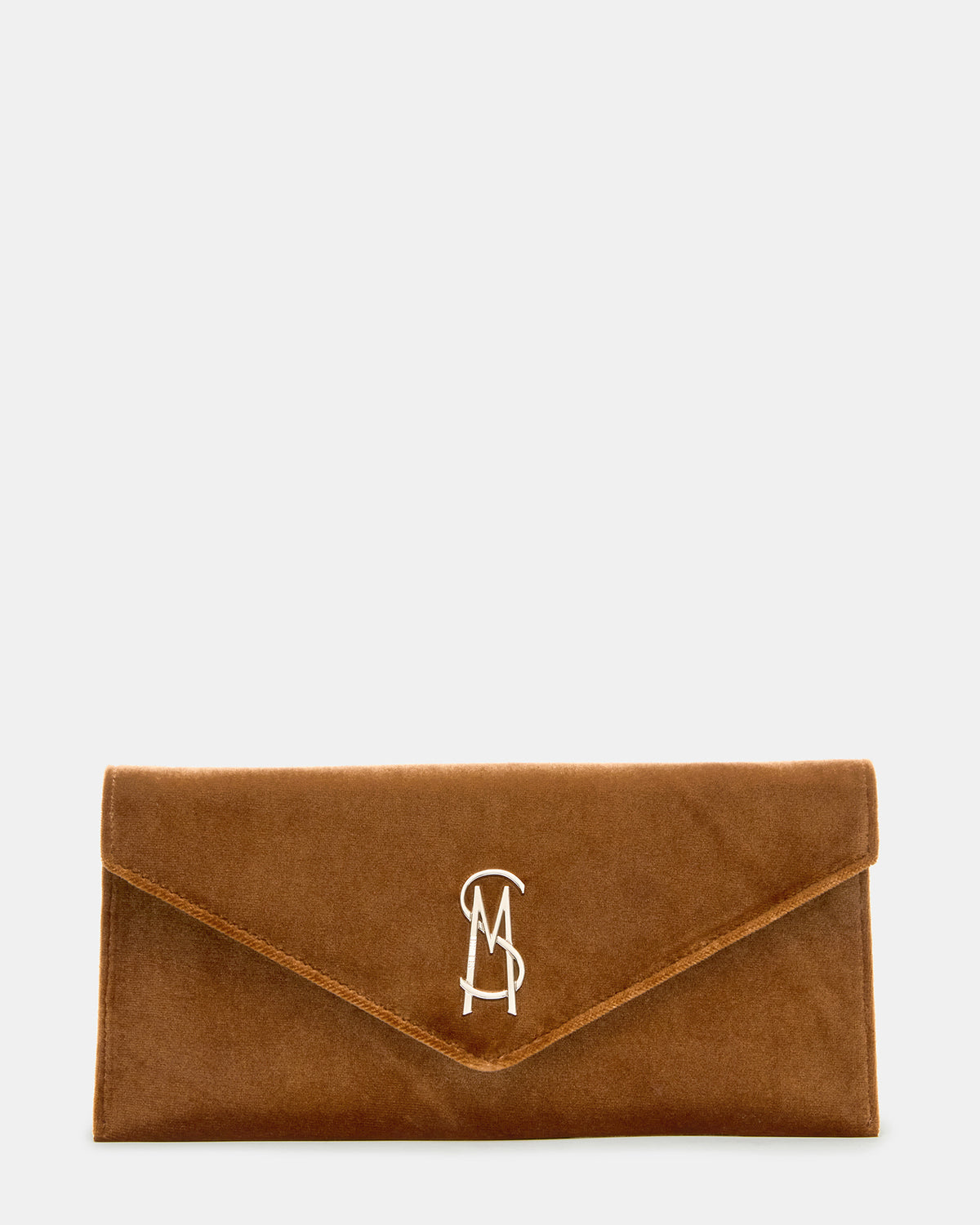 SMOOTH Bag Rust Fabric Envelope Logo Crossbody Clutch Handbag Steve Madden RUST FABRIC