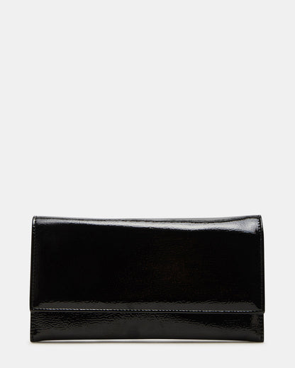 JULIANA Bag Black Patent Crossbody Clutch Handbag Steve Madden BLACK PATENT