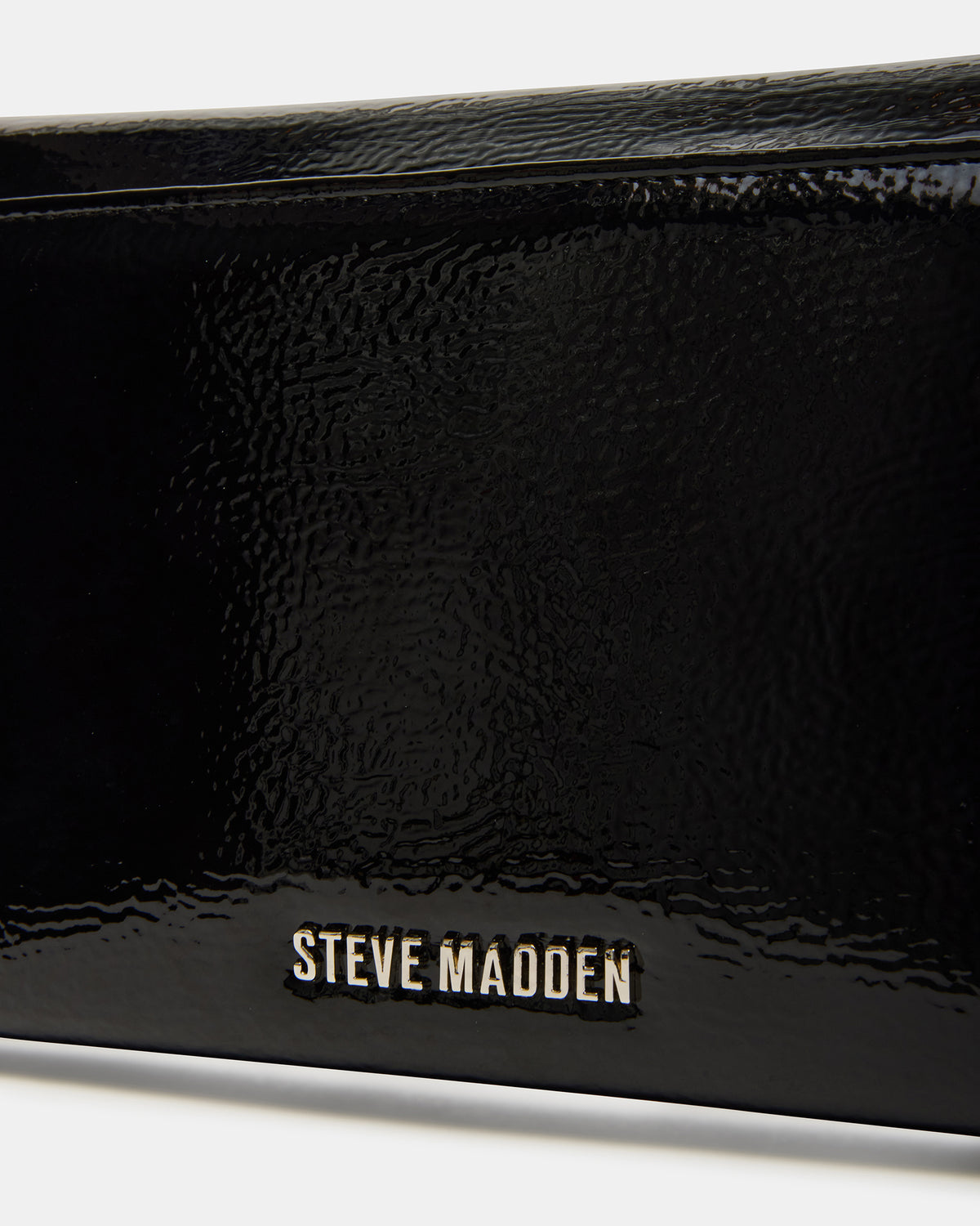 JULIANA Bag Black Patent Crossbody Clutch Handbag Steve Madden BLACK PATENT