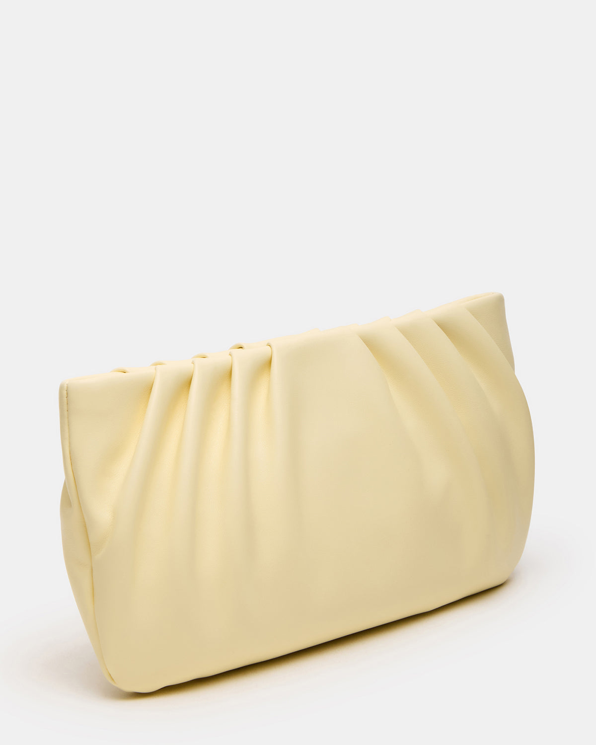 NIKA Butter Women's Pleated Crossbody Clutch Handbag Steve Madden YELLOW