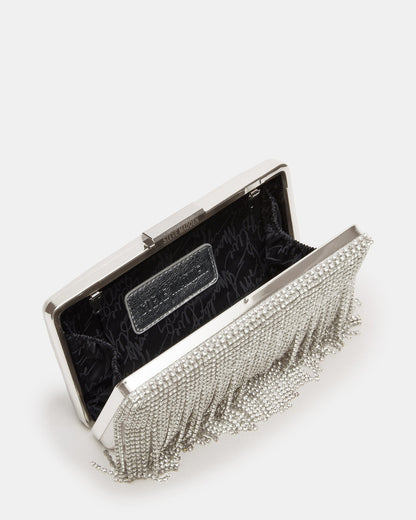 SPARKLI Bag Rhinestones | Women's Rhinestone Fringe Clutch Steve Madden RHINESTONES