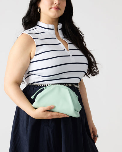 HAILEE Light Green Women's Soft Clutch Handbag Steve Madden LIGHT GREEN