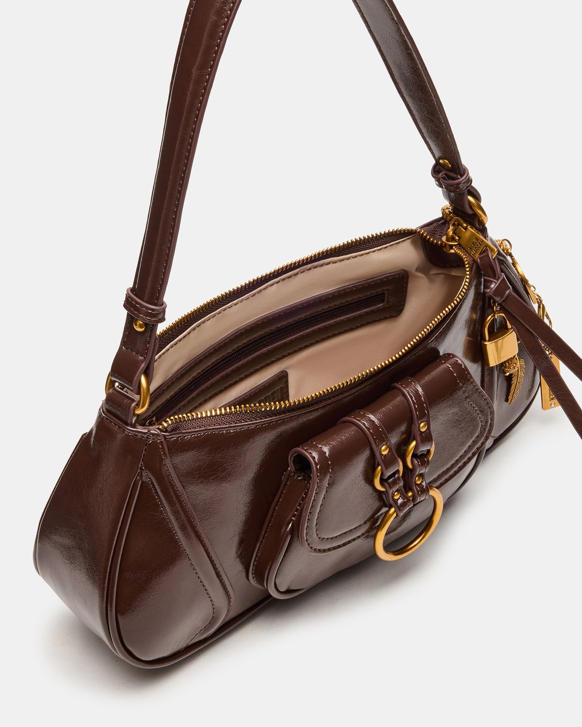 LUXXAR Bag Brown Shoulder Strap Boho-Inspired Handbag Steve Madden BROWN