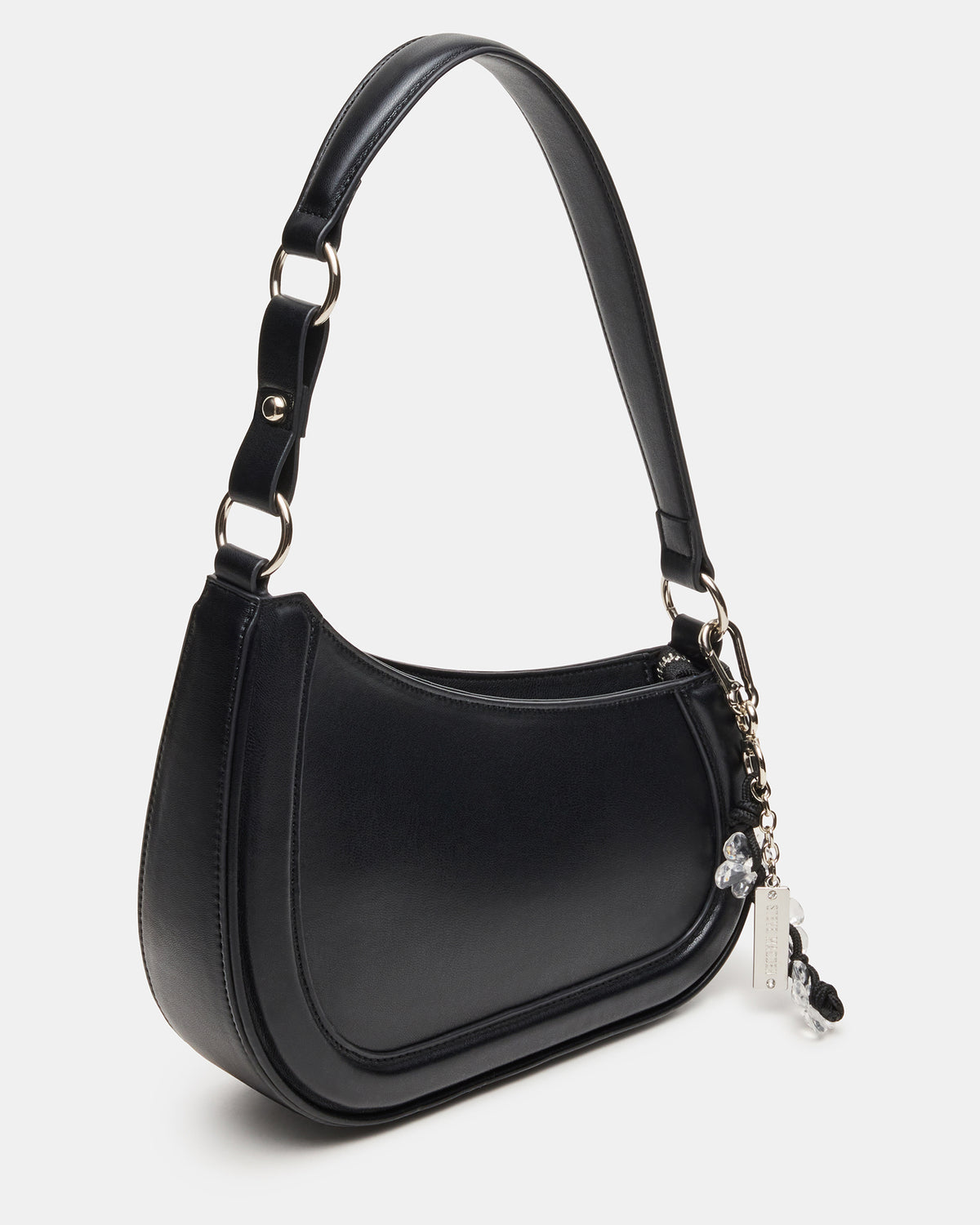 MUSEE Bag Black Asymmetrical Shoulder Strap Handbag Steve Madden BLACK