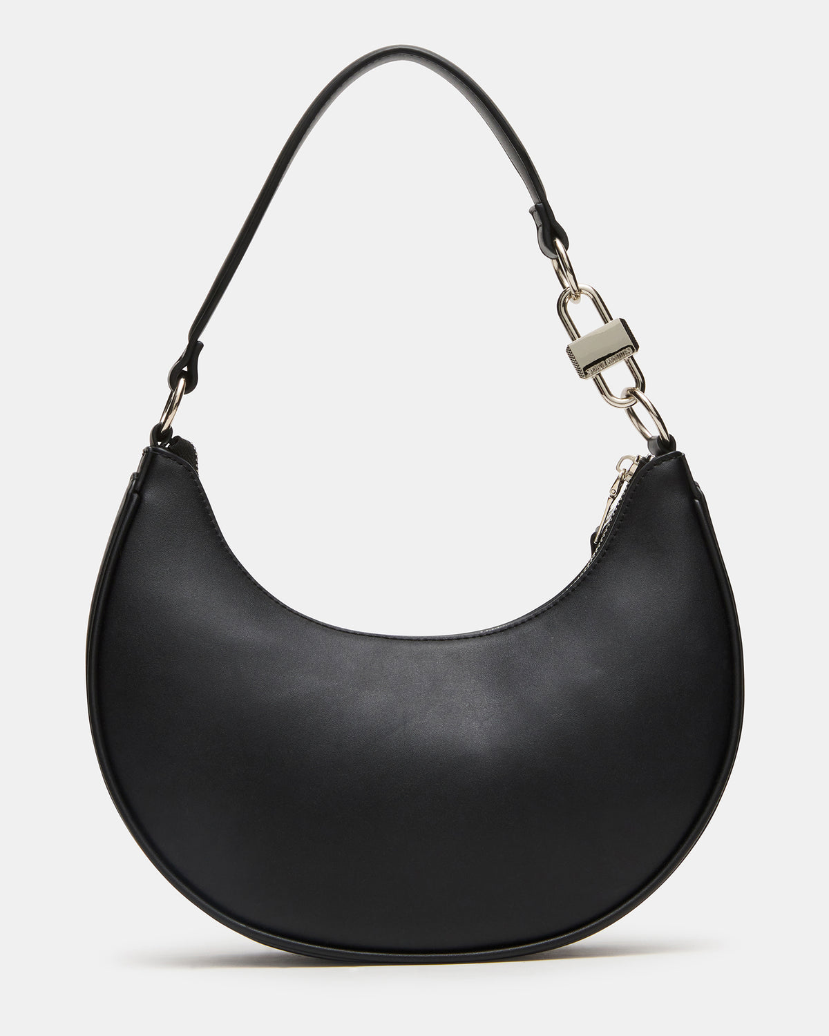 LOHAN Bag Black Structured Hobo Shoulder Handbag Steve Madden BLACK