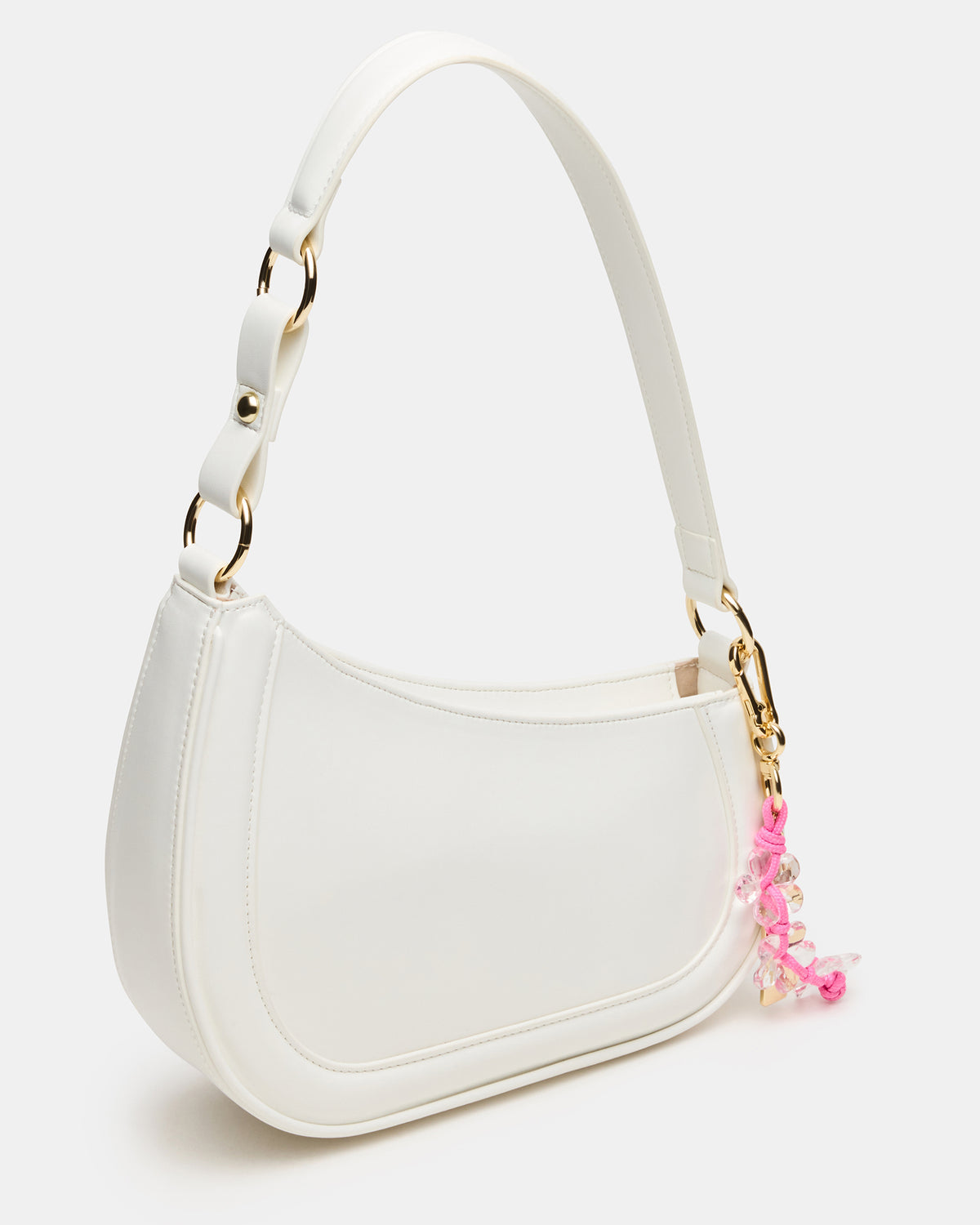 MUSEE Bag White Asymmetrical Shoulder Strap Handbag Steve Madden WHITE
