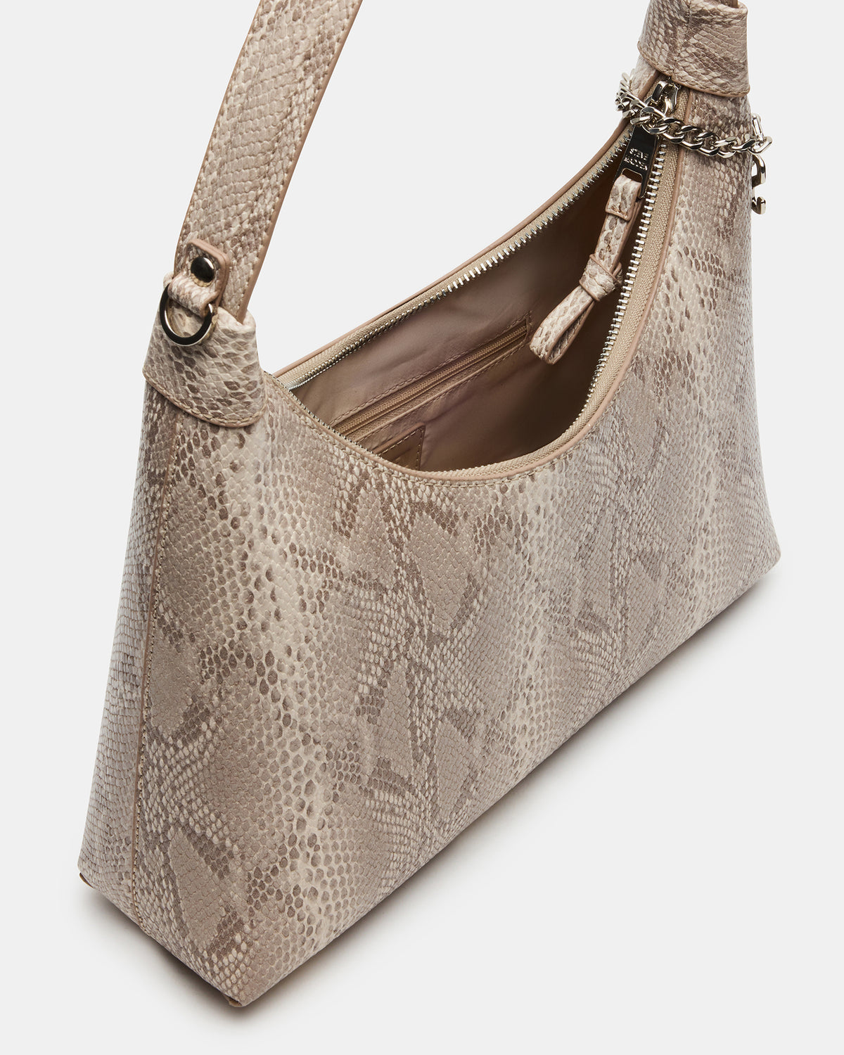 AMARI Bag Sand Snake Shoulder Strap Handbag Steve Madden SAND SNAKE