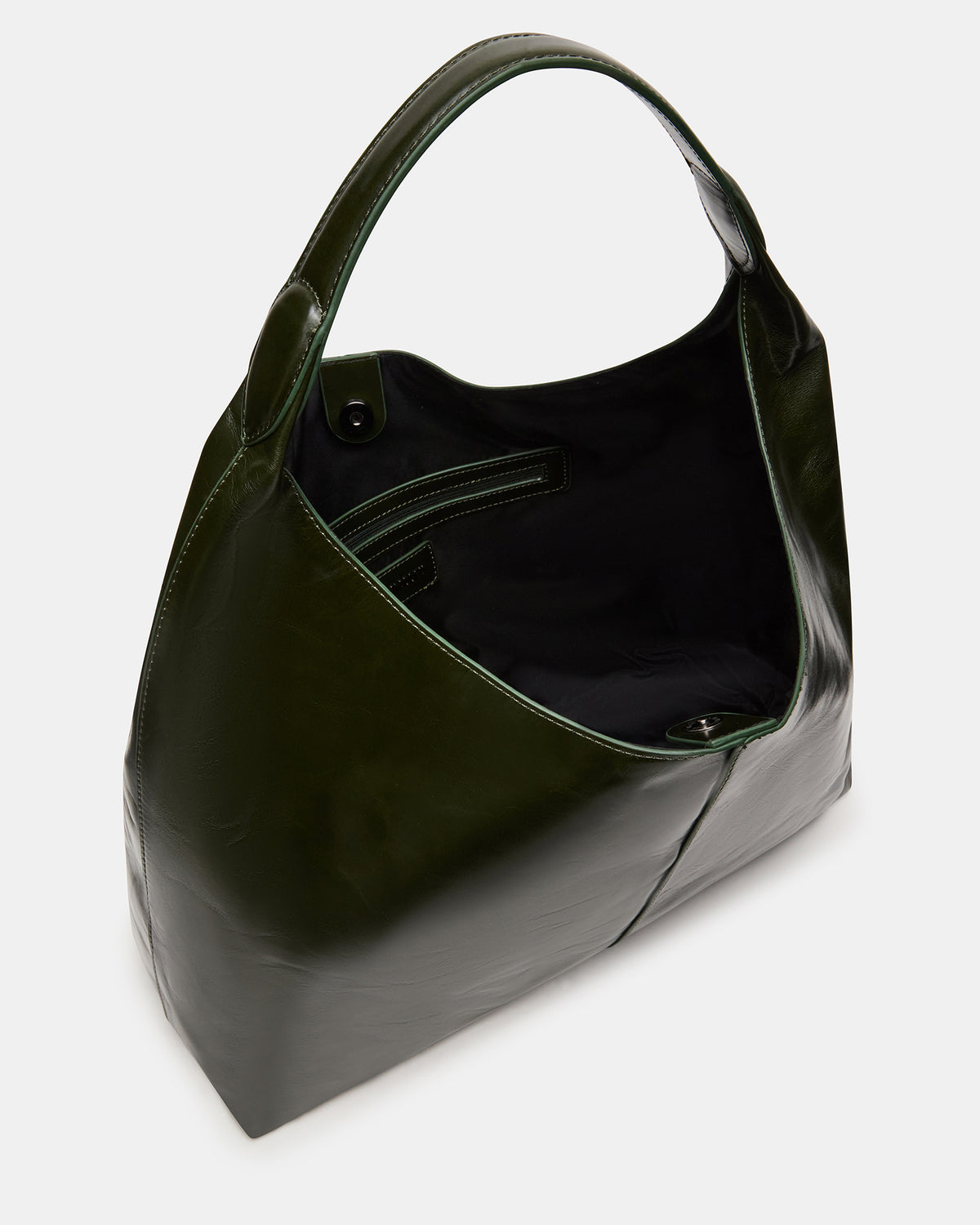 COLLINS Bag Olive Hobo Slouchy Shoulder Strap Tote Handbag Steve Madden OLIVE LEATHER