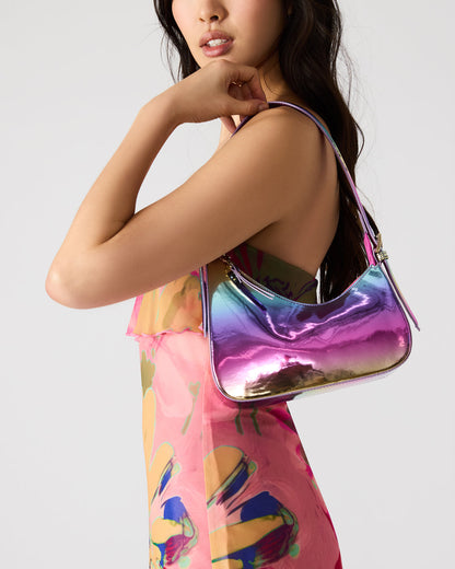 SMITH Bag Metallic Multi Asymmetric Shoulder Handbag Steve Madden METALLIC MULTI