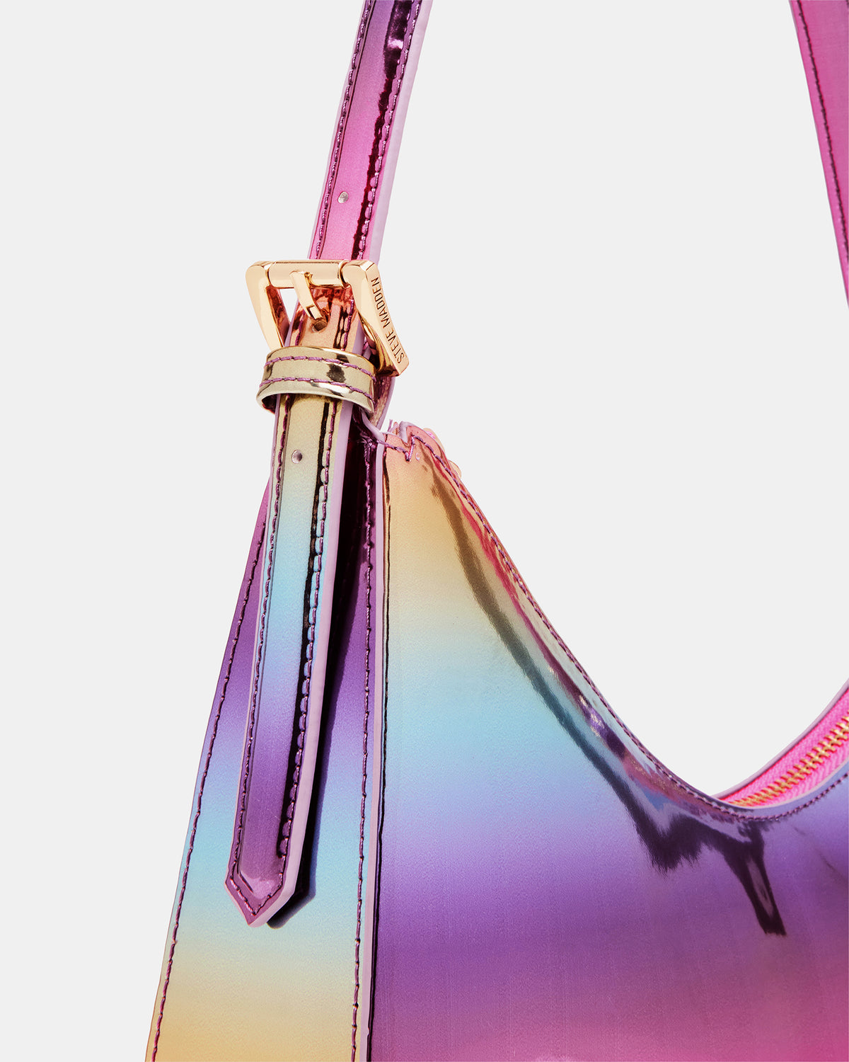 SMITH Bag Metallic Multi Asymmetric Shoulder Handbag Steve Madden METALLIC MULTI