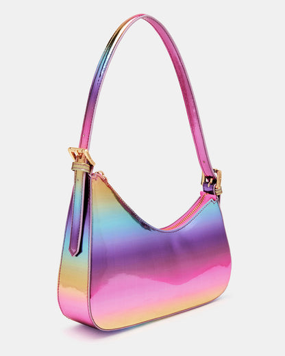 SMITH Bag Metallic Multi Asymmetric Shoulder Handbag Steve Madden METALLIC MULTI