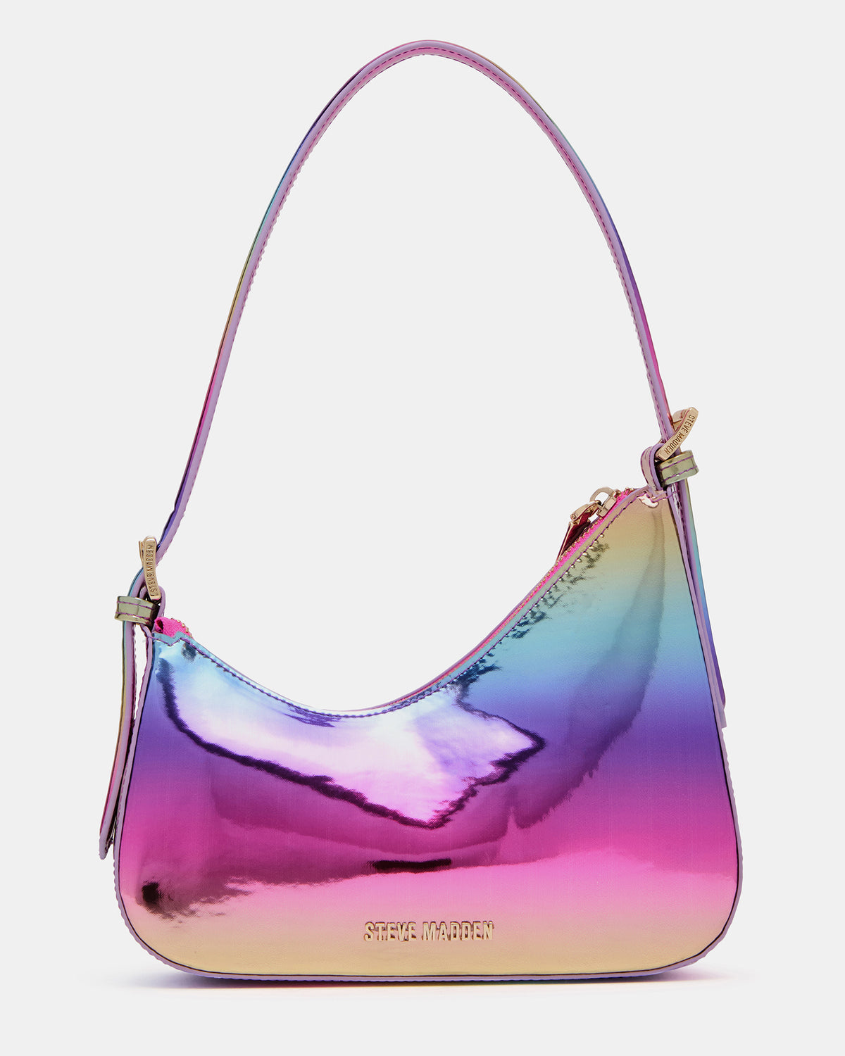 SMITH Bag Metallic Multi Asymmetric Shoulder Handbag Steve Madden METALLIC MULTI