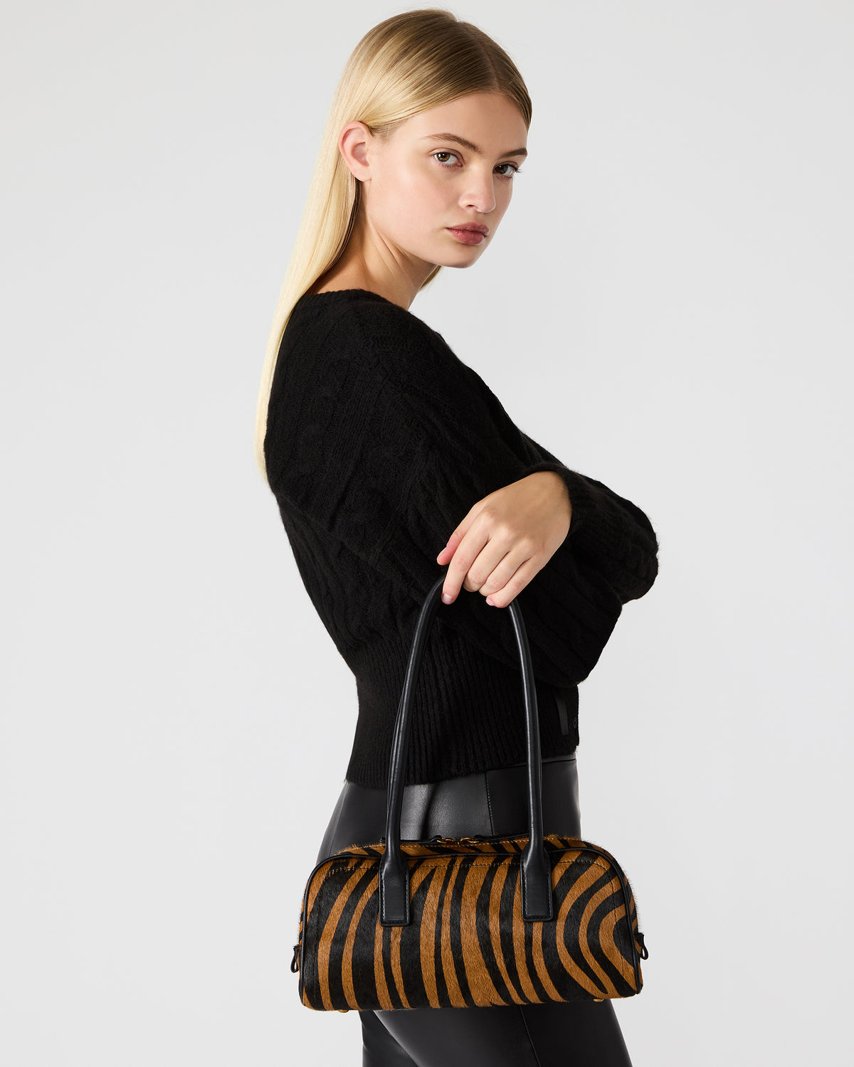 ANISE Bag Tiger Elongated Shoulder Strap Handbag Steve Madden TIGER