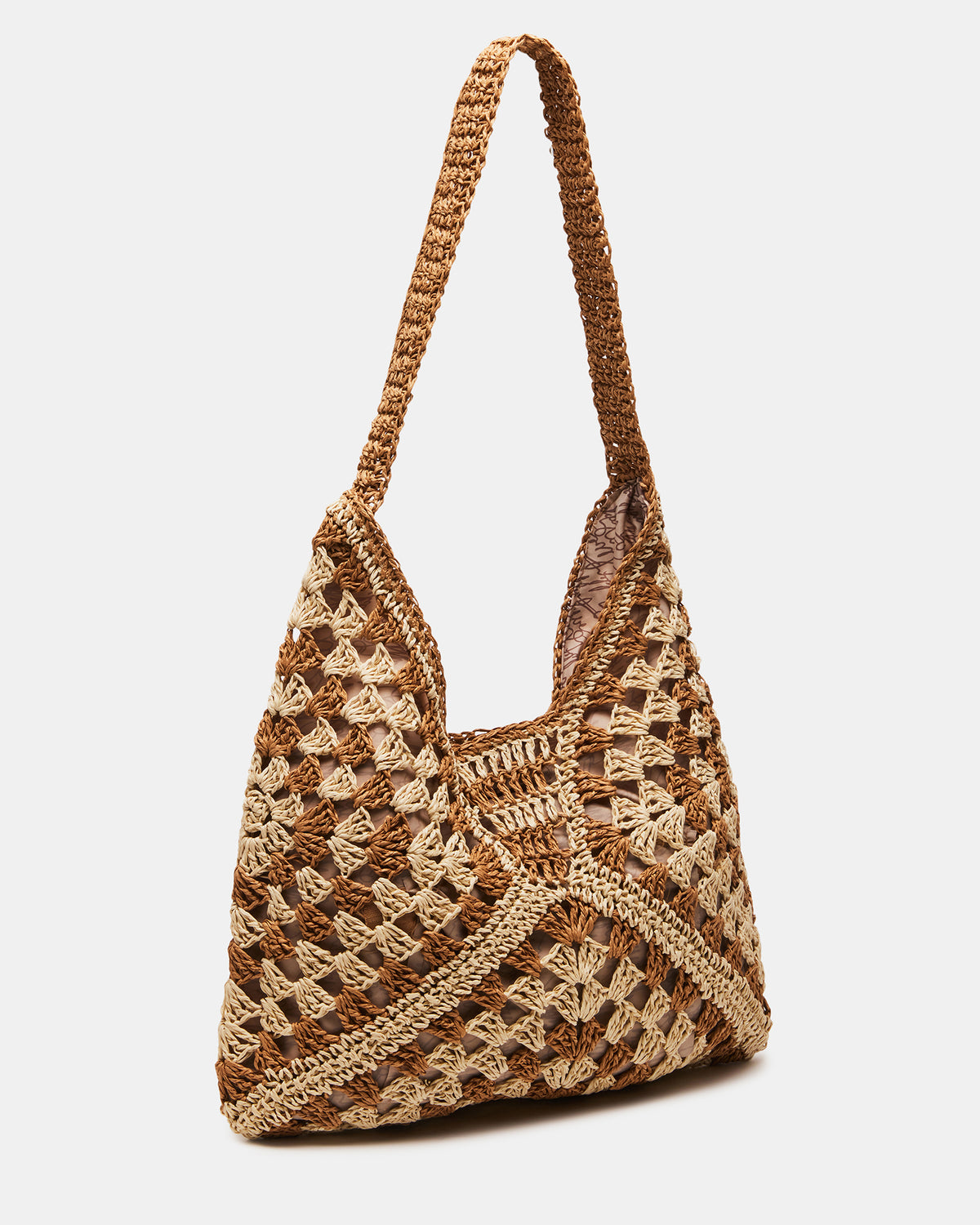 BORA Natural Multi Women's Raffia Hobo Shoulder Bag Steve Madden NATURAL MULTI
