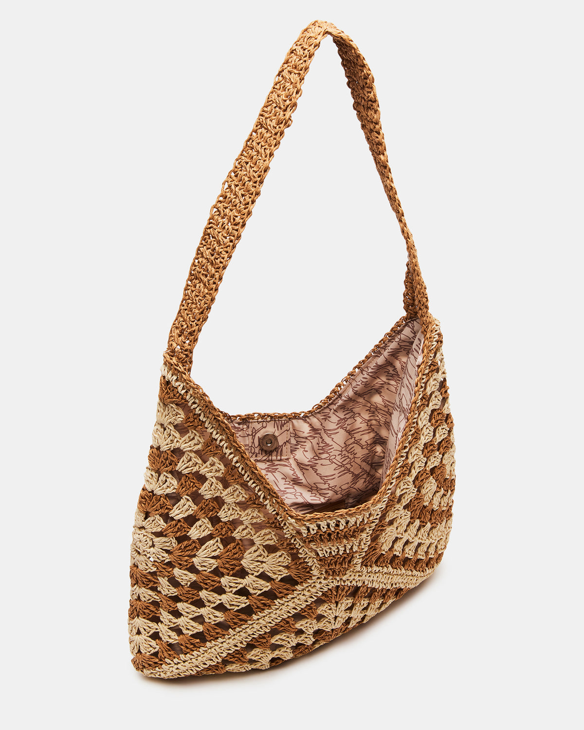 BORA Natural Multi Women's Raffia Hobo Shoulder Bag Steve Madden NATURAL MULTI