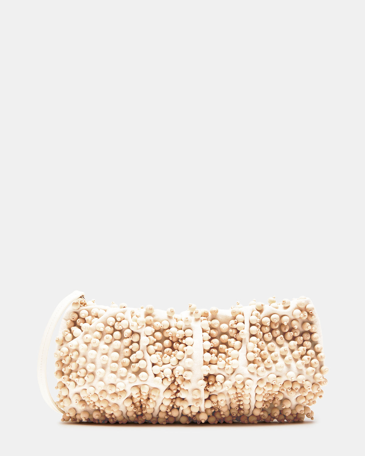TIKI Natural Women's Beaded Clutch Steve Madden NATURAL