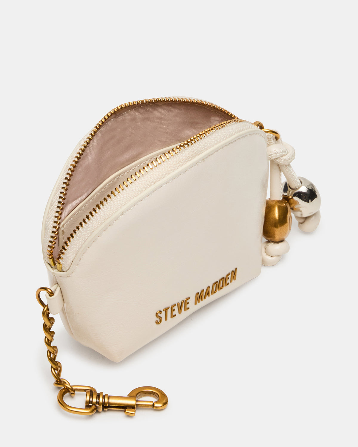 CASSIDI Wallet Chalk Dome-Shaped Card Holder Steve Madden CHALK