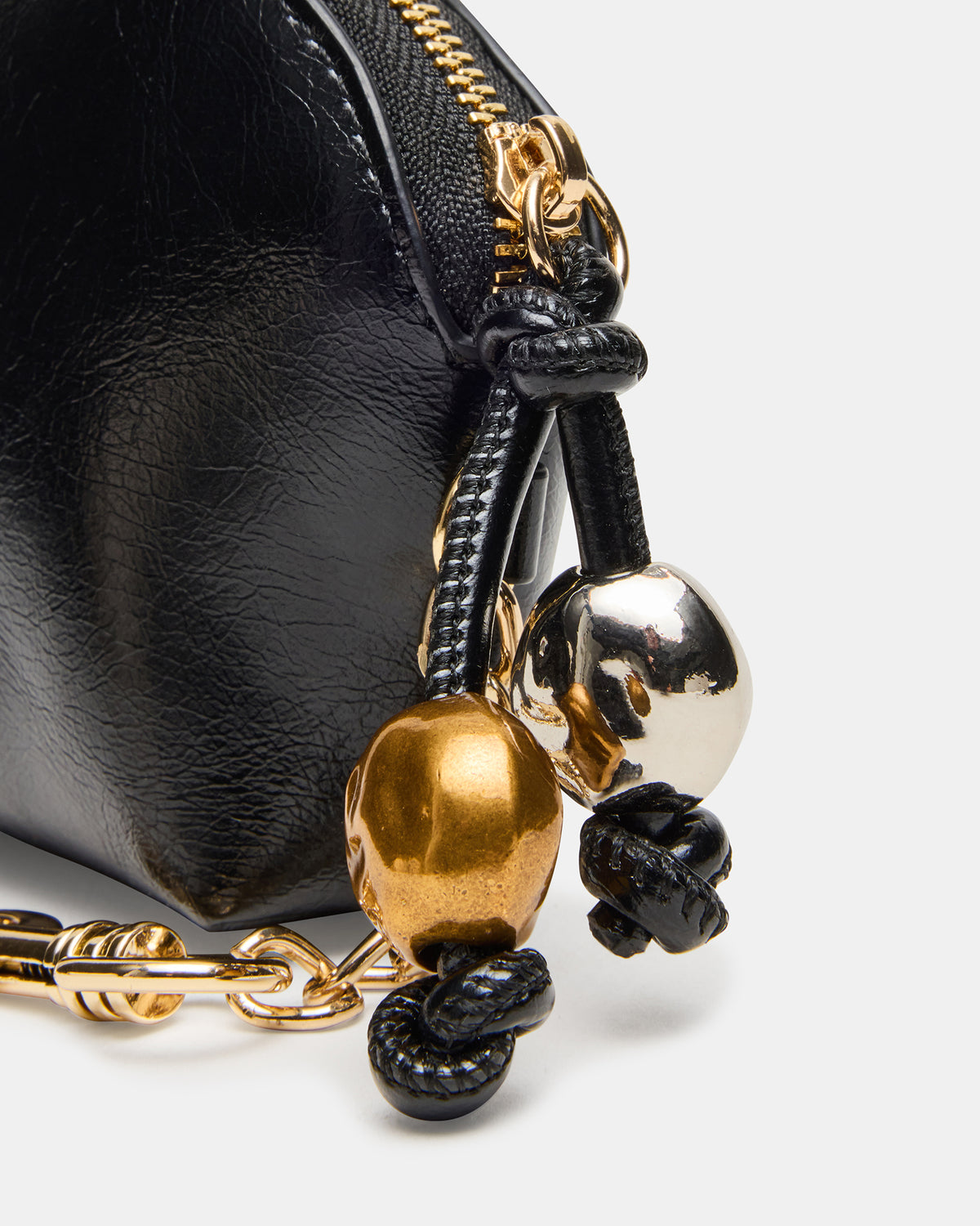 CASSIDI Wallet Black Dome-Shaped Card Holder Steve Madden BLACK