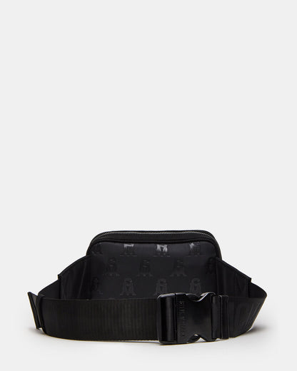 LIND Black/Black Women's Adjustable Belt Handbag Steve Madden BLACK BLACK