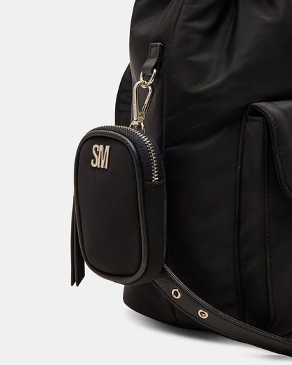 ROLO Black Women's Drawstring Backpack Steve Madden BLACK