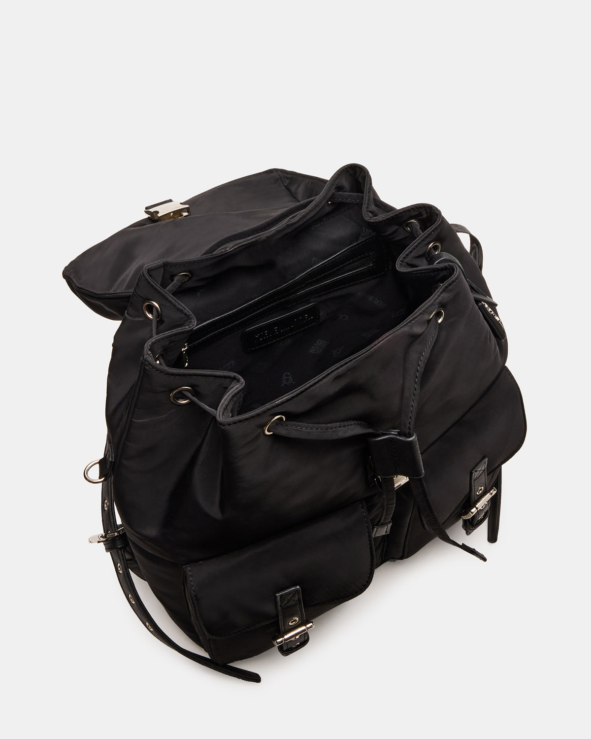 ROLO Black Women's Drawstring Backpack Steve Madden BLACK