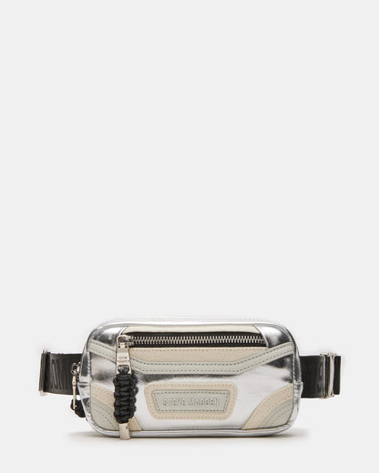 MADRIDD Belt Bag Silver | Women's Handbags Steve Madden SILVER