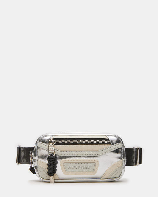 MADRIDD Belt Bag Silver | Women's Handbags Steve Madden SILVER