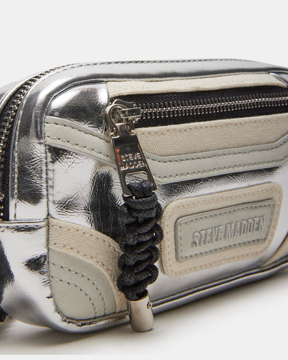 MADRIDD Belt Bag Silver | Women's Handbags Steve Madden SILVER
