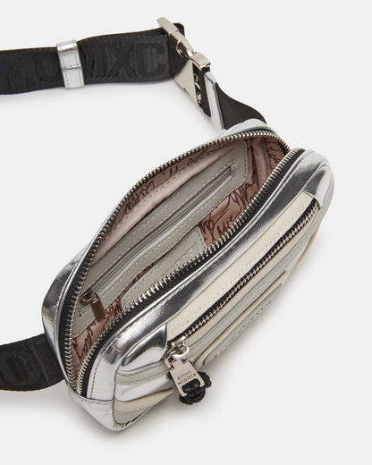 MADRIDD Belt Bag Silver | Women's Handbags Steve Madden SILVER