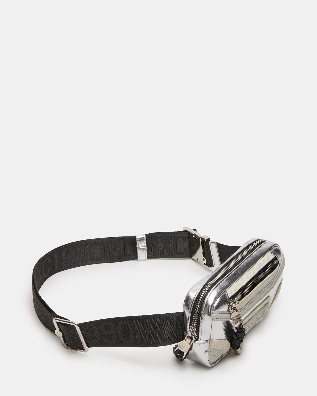 MADRIDD Belt Bag Silver | Women's Handbags Steve Madden SILVER