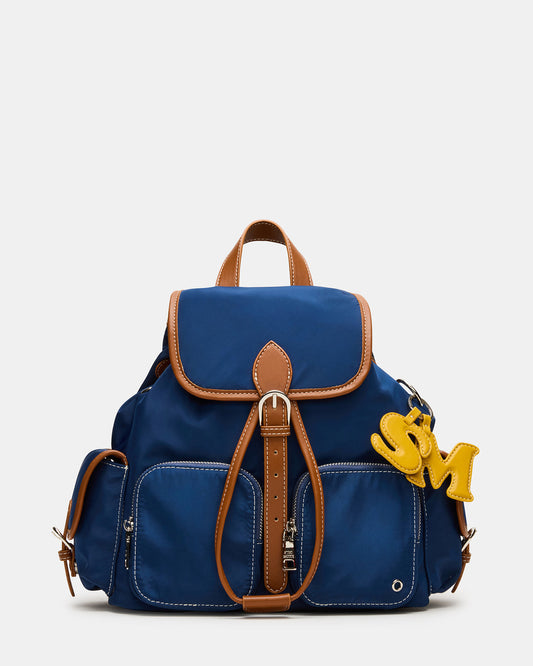 STUDIO Bag Navy Nylon Cargo Pocket Drawstring Women's Backpack Handbag Steve Madden NAVY
