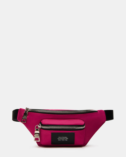 REMIX Fuchsia Women's Sporty Belt Handbag Steve Madden FUCHSIA