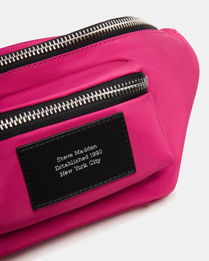 REMIX Fuchsia Women's Sporty Belt Handbag Steve Madden FUCHSIA