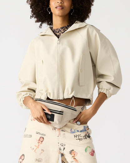 REMIX Nude Women's Sporty Belt Handbag Steve Madden NUDE