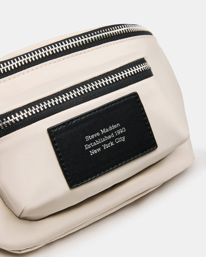 REMIX Nude Women's Sporty Belt Handbag Steve Madden NUDE
