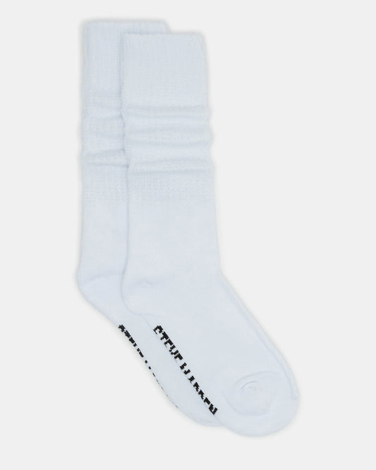 2 PACK SLOUCHY CREW SOCKS WHITE Scrunch Socks Steve Madden WHITE
