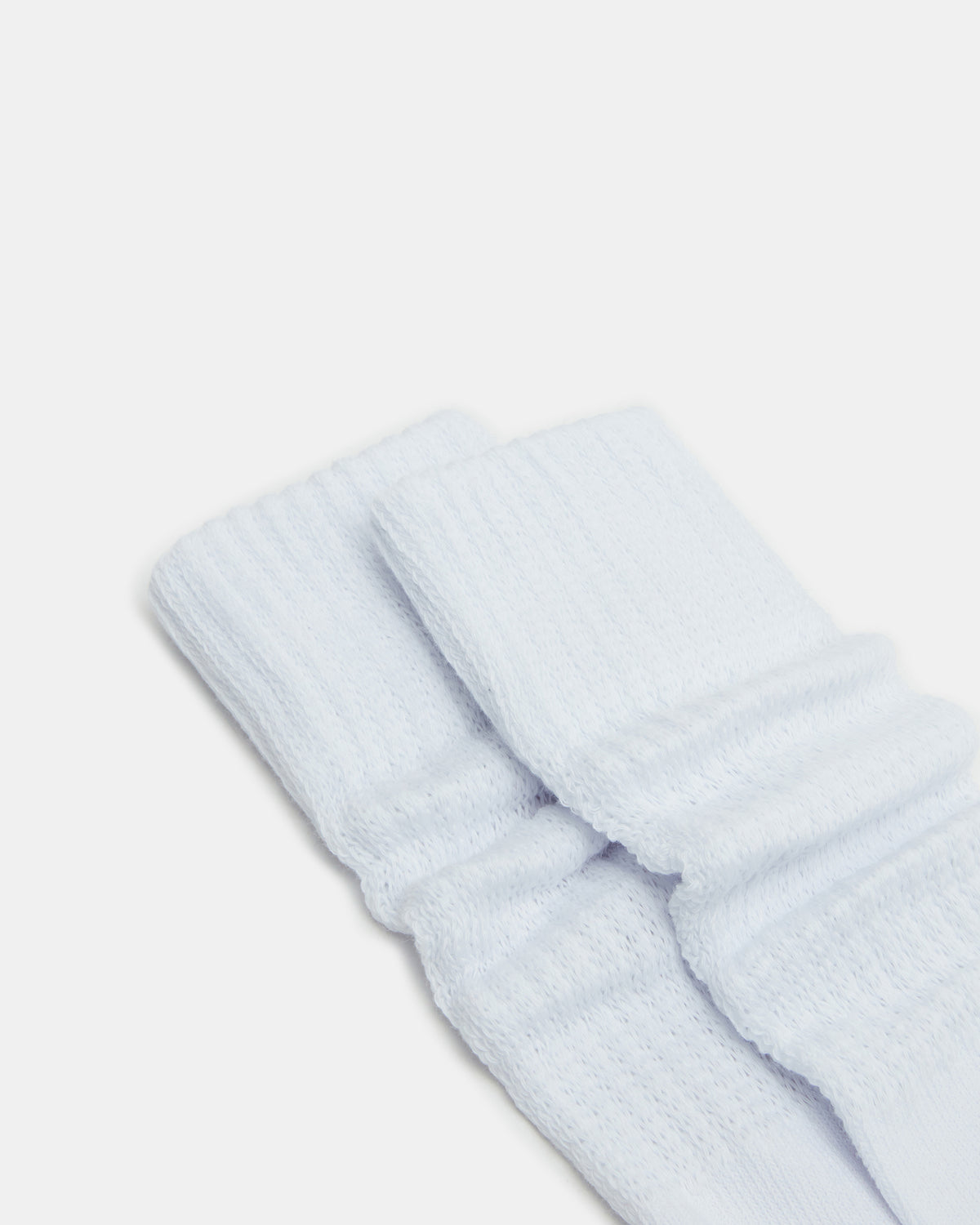 2 PACK SLOUCHY CREW SOCKS WHITE Scrunch Socks Steve Madden WHITE
