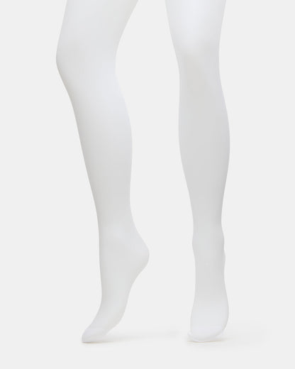 BLAIR SHEER TIGHTS White Women's Footed Sheer Mesh Tights Steve Madden WHITE