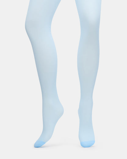 BLAIR SHEER TIGHTS LIGHT Blue Women's Footed Sheer Mesh Tights Steve Madden LIGHT BLUE