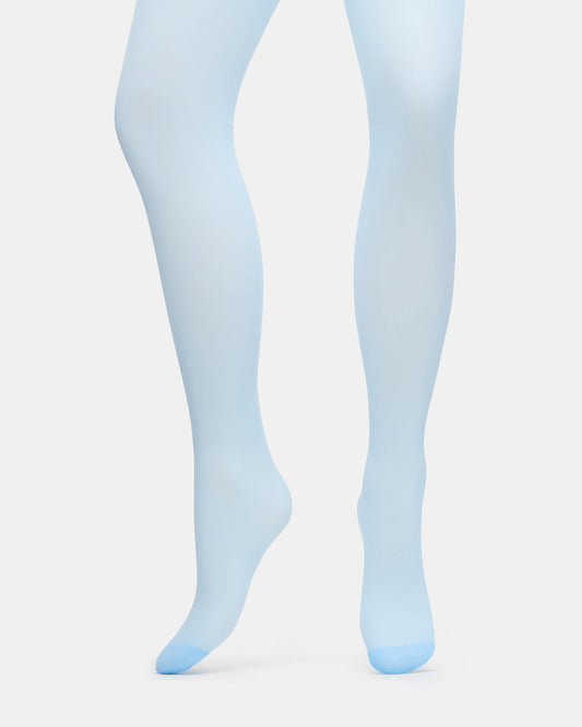 BLAIR SHEER TIGHTS LIGHT Blue Women's Footed Sheer Mesh Tights Steve Madden LIGHT BLUE