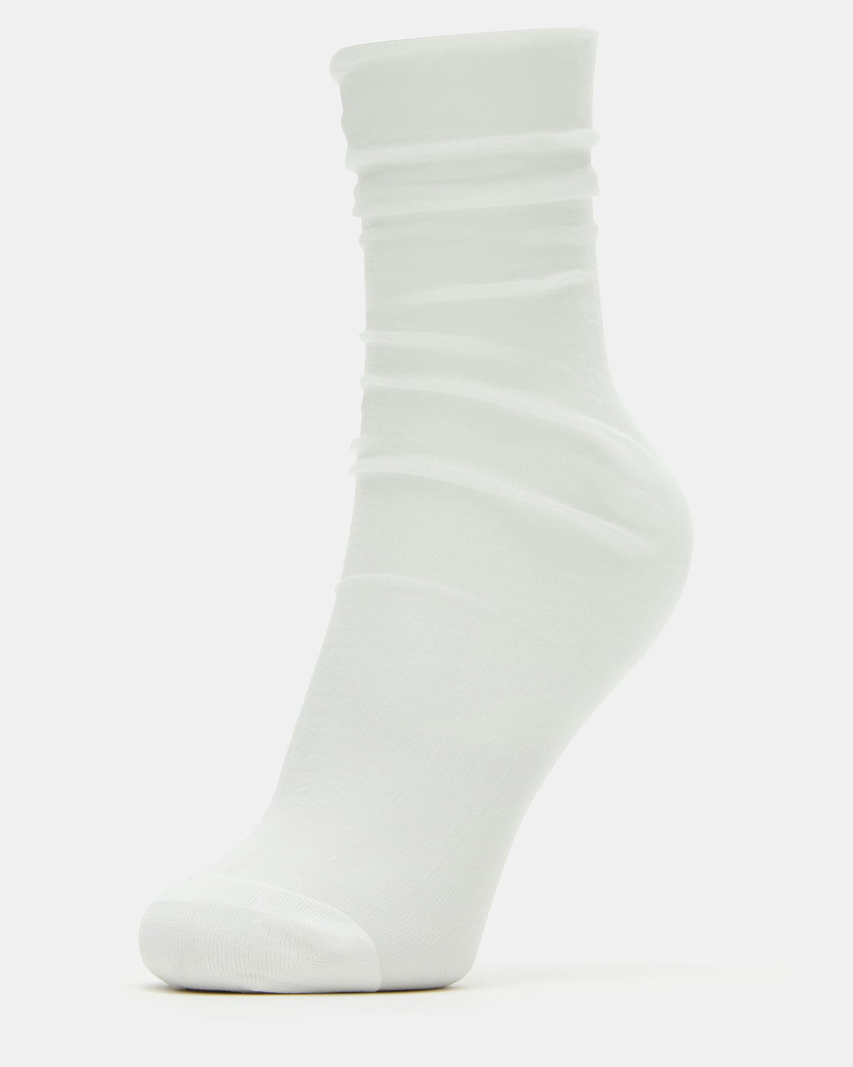 2 Pack Heart Sheer Tulle Women's Anklet Socks White Steve Madden WHITE
